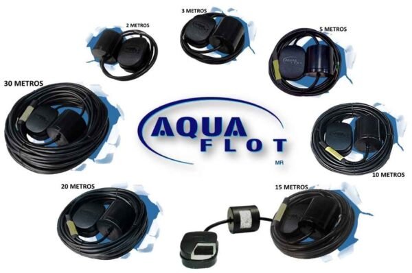 Caja: Flotador eléctrico automático tipo pera Aquaflot